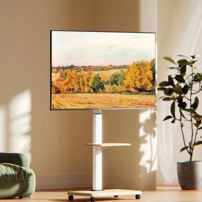 Giá Treo Tivi Di Động Chân Gỗ KM-1600B (32"- 65")