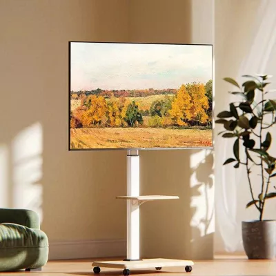 Giá Treo Tivi Di Động Chân Gỗ KM-1600B (32"- 65")