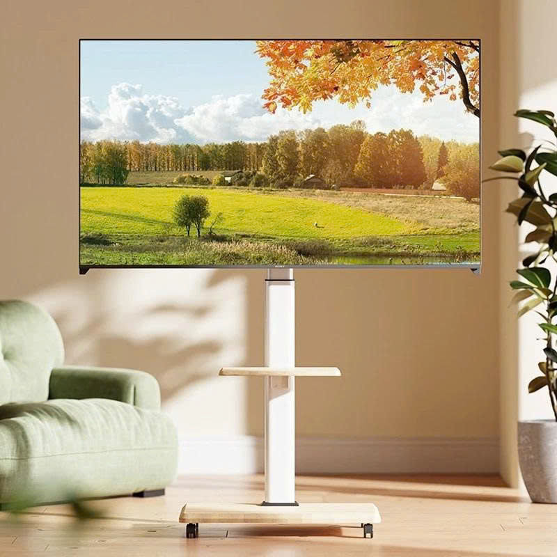Giá Treo Tivi Di Động Chân Gỗ KM-1600B (32"- 65")
