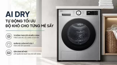 Máy sấy bơm nhiệt LG 11 kg RX11VHP5S
