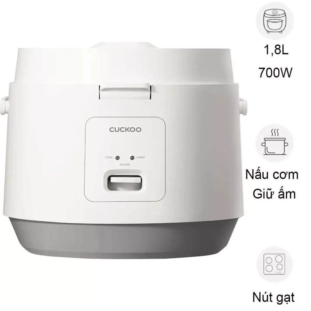 Nồi Cơm Điện Cuckoo CR-1095 1.8 Lít