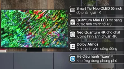 Smart Tivi Neo QLED Samsung AI 4K 55 inch QA55QN90B