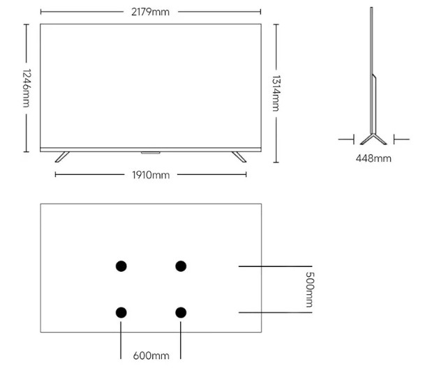 Màn hình thông minh Xiaomi 4K 98 inch Smart Display S L98MC-STWN - ảnh 9