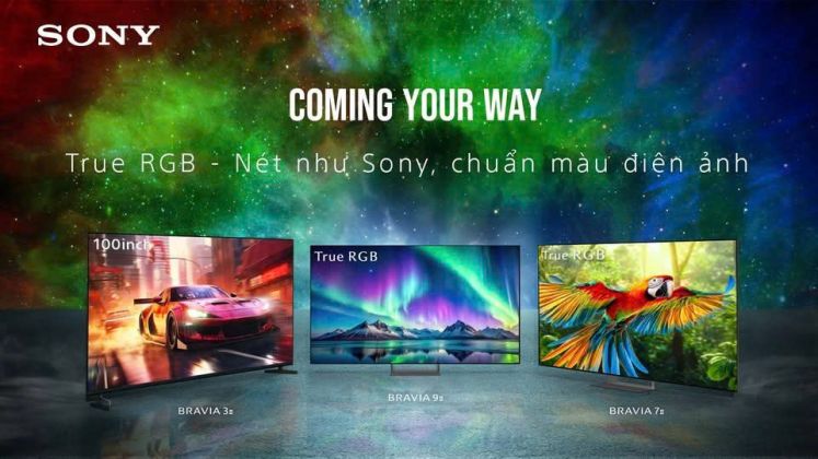 TRUE RGB - Nét như Sony, chuẩn màu điện ảnh.