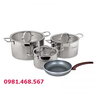 Bộ combo nồi chảo Kangaroo KG869C
