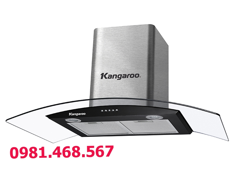 Máy hút mùi tum kính Kangaroo KG525