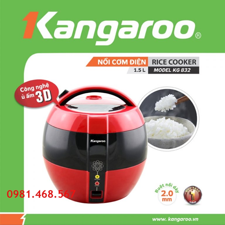 Nồi cơm điện kangaroo KG832