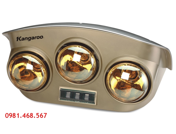 Đèn sưởi nhà tắm cao cấp Kangaroo KG251