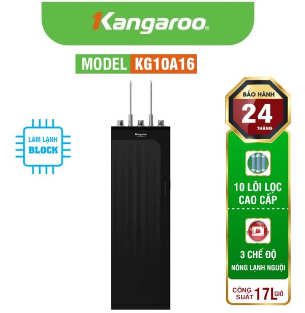 MÁY LỌC NƯỚC NÓNG LẠNH KANGAROO KG10A16 – MẪU MỚI 2024