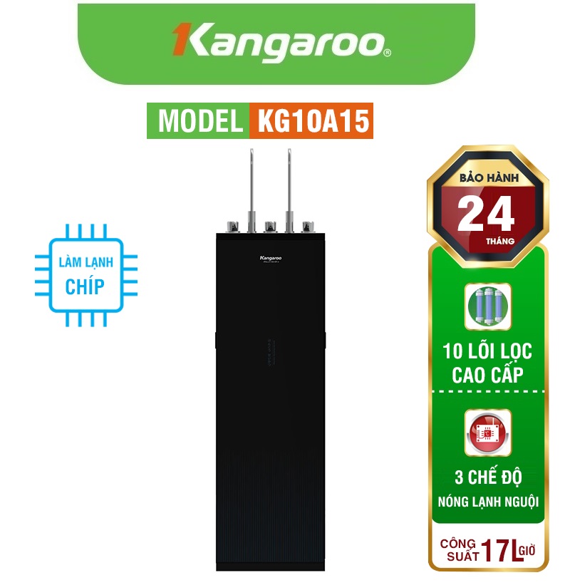 MÁY LỌC NƯỚC NÓNG LẠNH KANGAROO KG10A15 – MẪU MỚI 2024