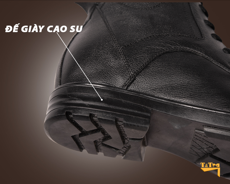 Giày Boots Nam T117Đ cao 10cm