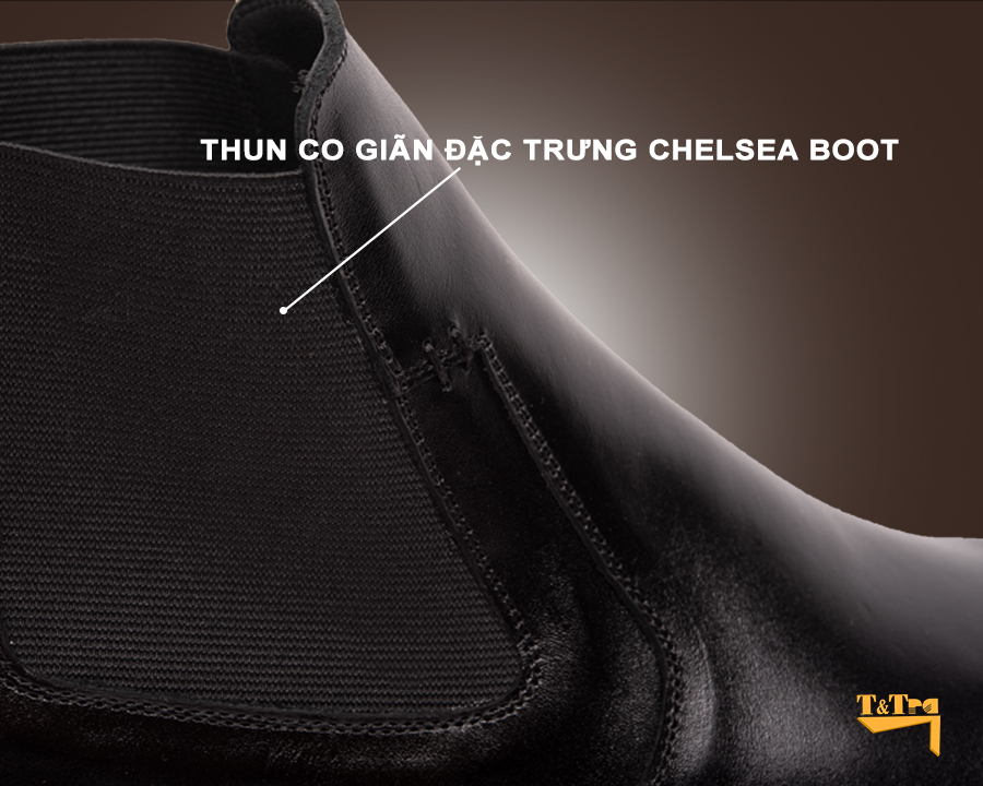 Giày Chelsea Boots S1077Đ cao 7cm