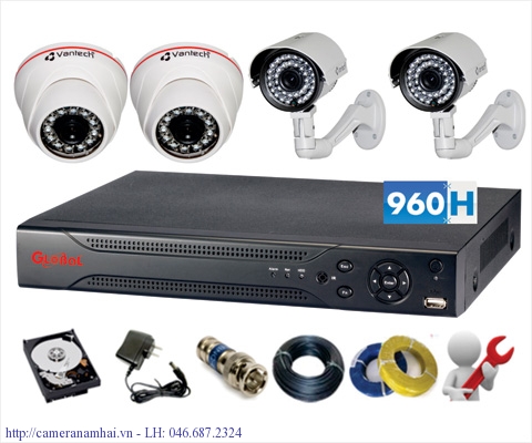 Bộ camera giá rẻ chất lượng cao 800TVL