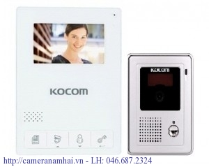 Chuông cửa Kocom KCV-434SD + KC-C60