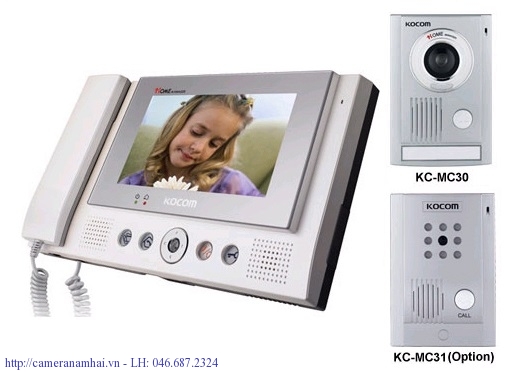 Chuông cửa Kocom KCV-801R/KC-MC30