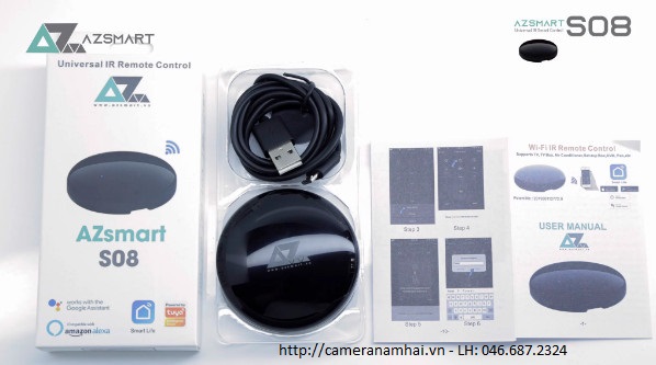 ĐIỀU KHIỂN THÔNG MINH QUA HỒNG NGOẠI SMART REMOTE AZSMART S08