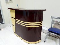 Bàn quầy BQCF12 màu cafe