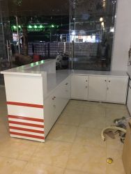 quầy pha chế trà sữa  QBL1624 - quầy pha chế đẹp