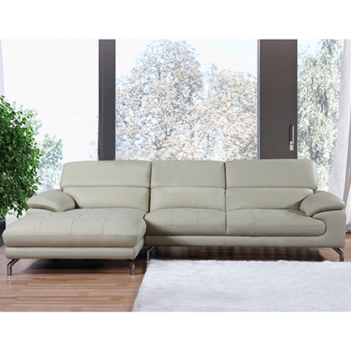 Bộ sofa góc cao cấp SF60 phần tiếp sức người ngồi da thật