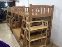 Giường Tầng Gỗ Sồi GT02