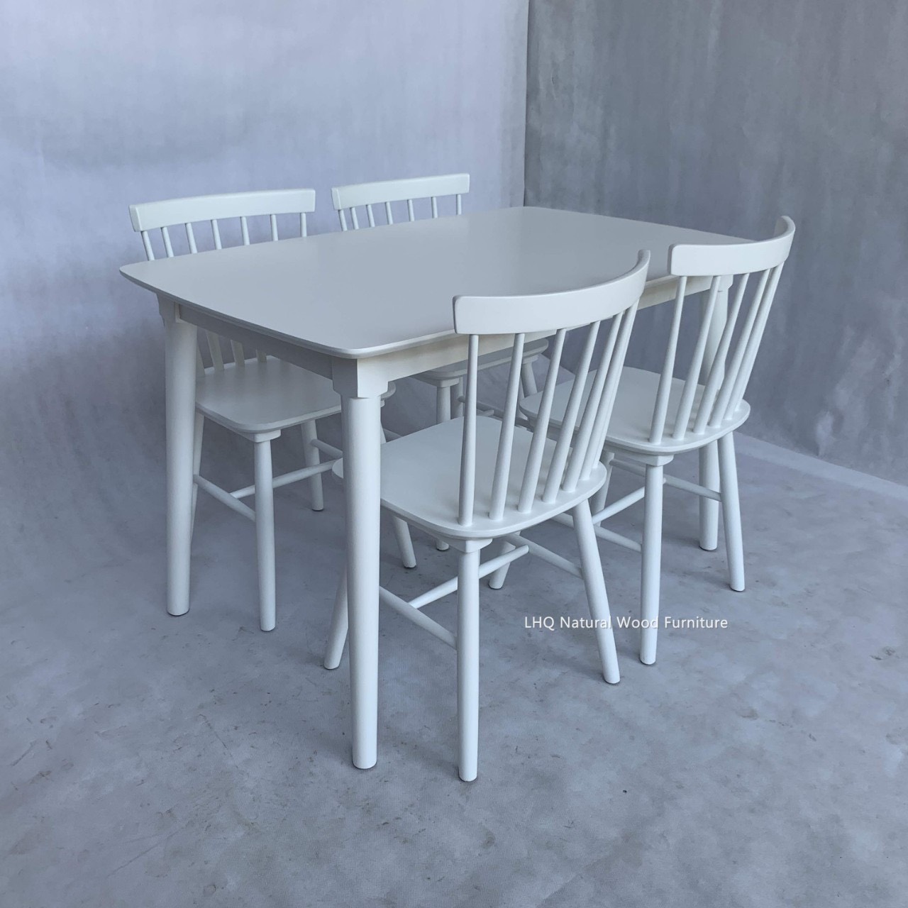 Bộ bàn Ăn B12CS + 04 Ghế Con Tiện