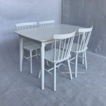 Bộ bàn Ăn B12CS + 04 Ghế Con Tiện