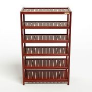 kệ để giầy dép gỗ 6 tầng rộng 60