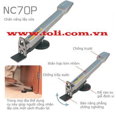 CHÂN NÂNG LẮP CÁNH CỬA