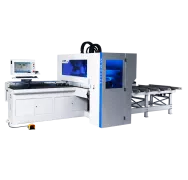 Máy Khoan mũi đôi 5 mặt CNC KN2312S - 2 ổ khoan/tạo rãnh/phay