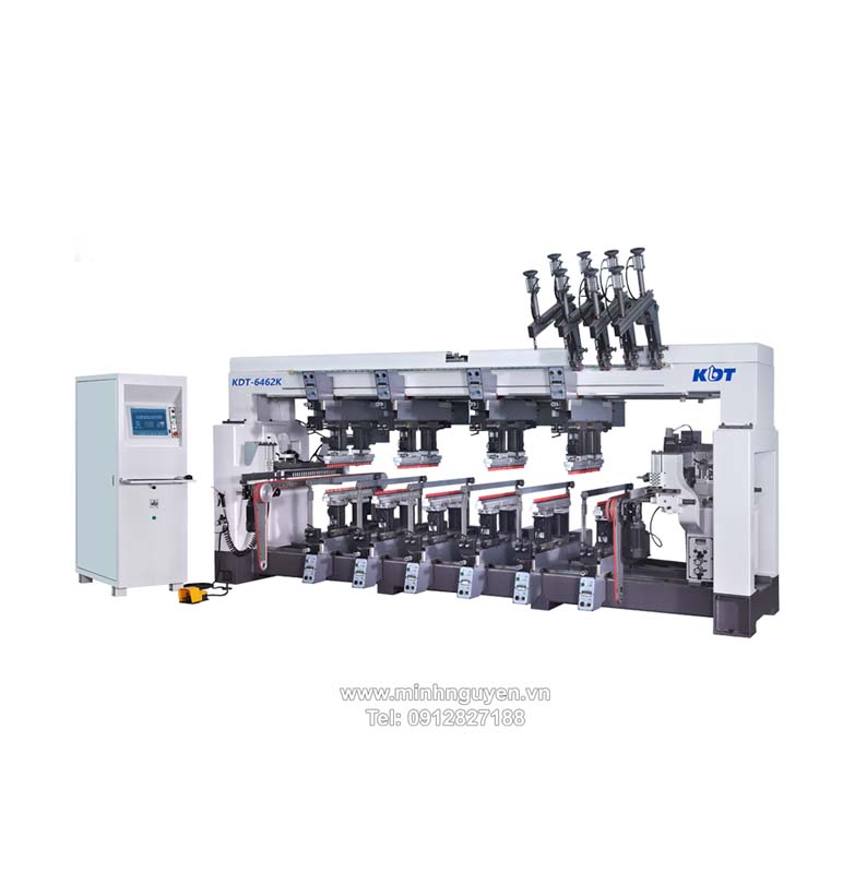 Máy khoan dàn CNC 6 hàng KDT 6462K, Máy khoan hệ thống