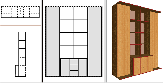 Dựng tủ bằng phần mềm Polyboard 6.06a cho máy CNC có bản quyền