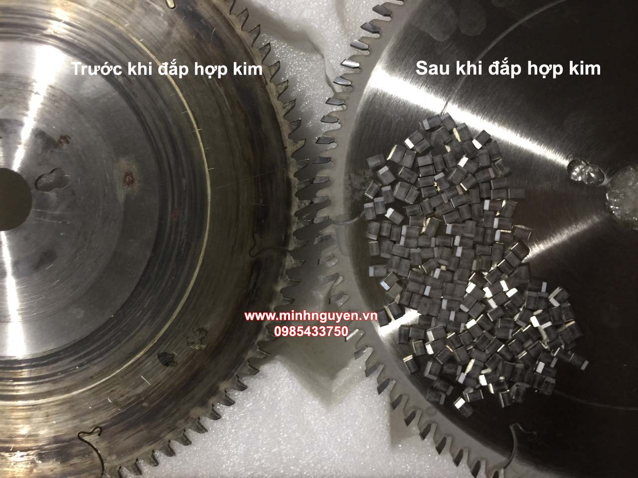 Hàn Đắp Hợp Kim Lưỡi Cưa