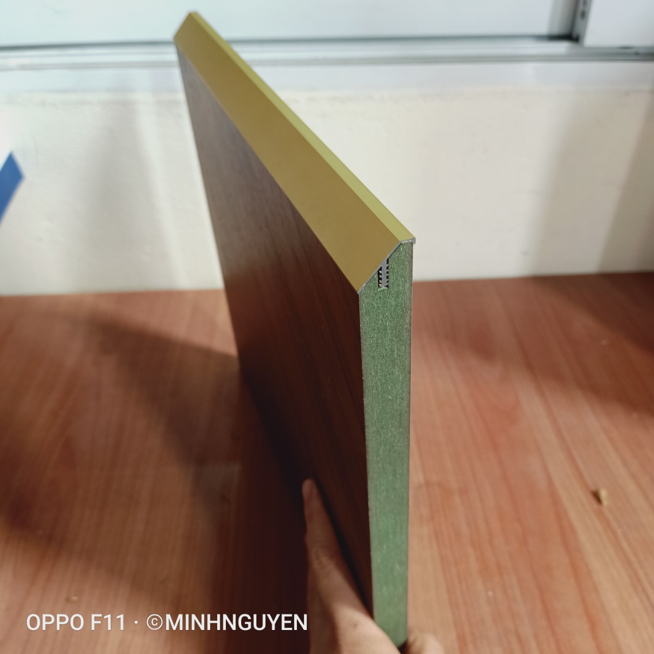 Nẹp cạnh vát 45 độ - Tay âm nhôm