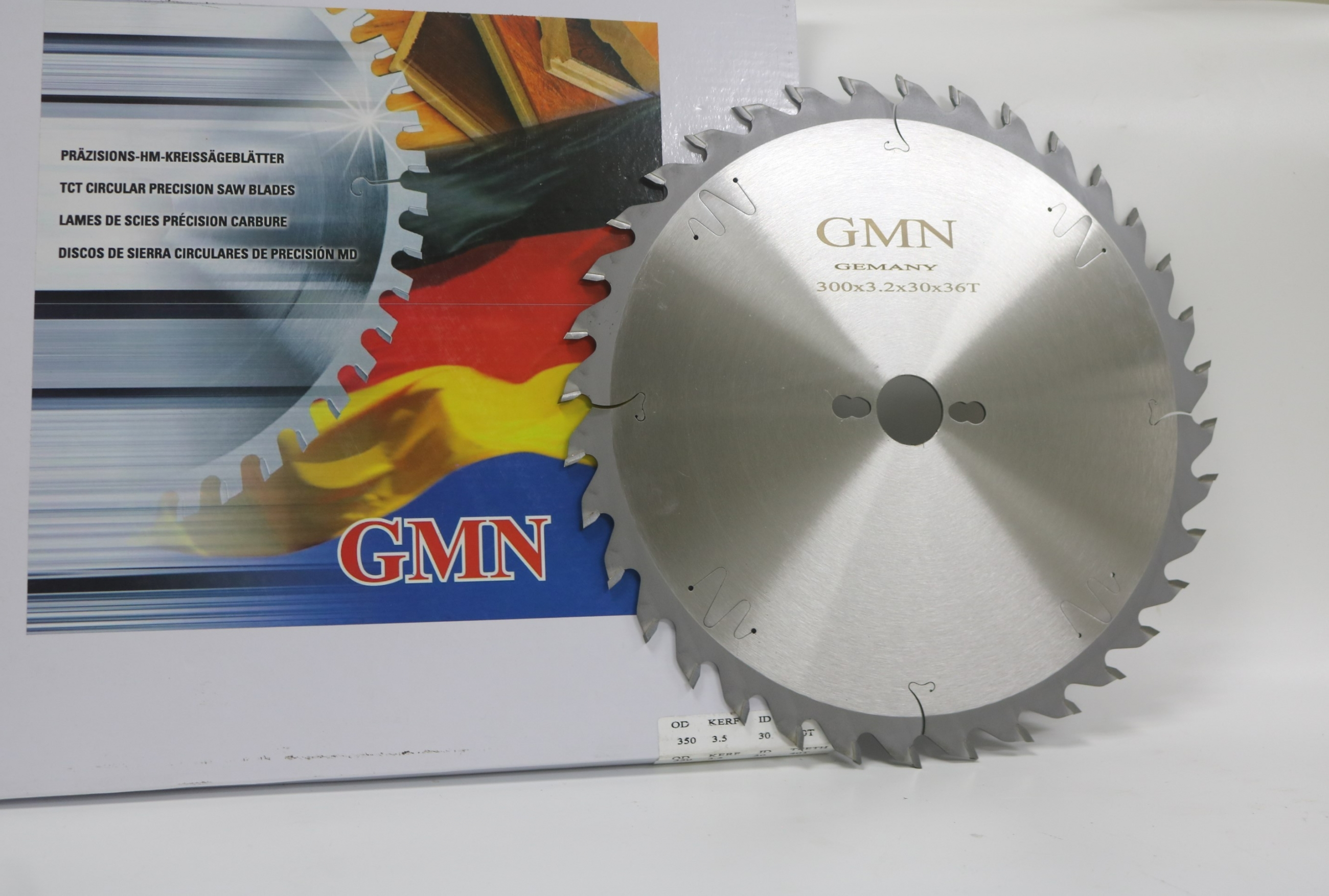 Lưỡi cưa cắt gỗ hiệu GMN 300*3.2*30*36Z