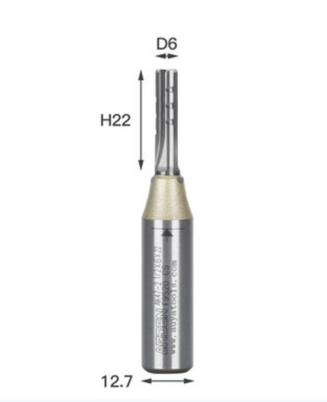 Mũi cắt gỗ CNC 1/2x6x22x3T hiệu ARDEN