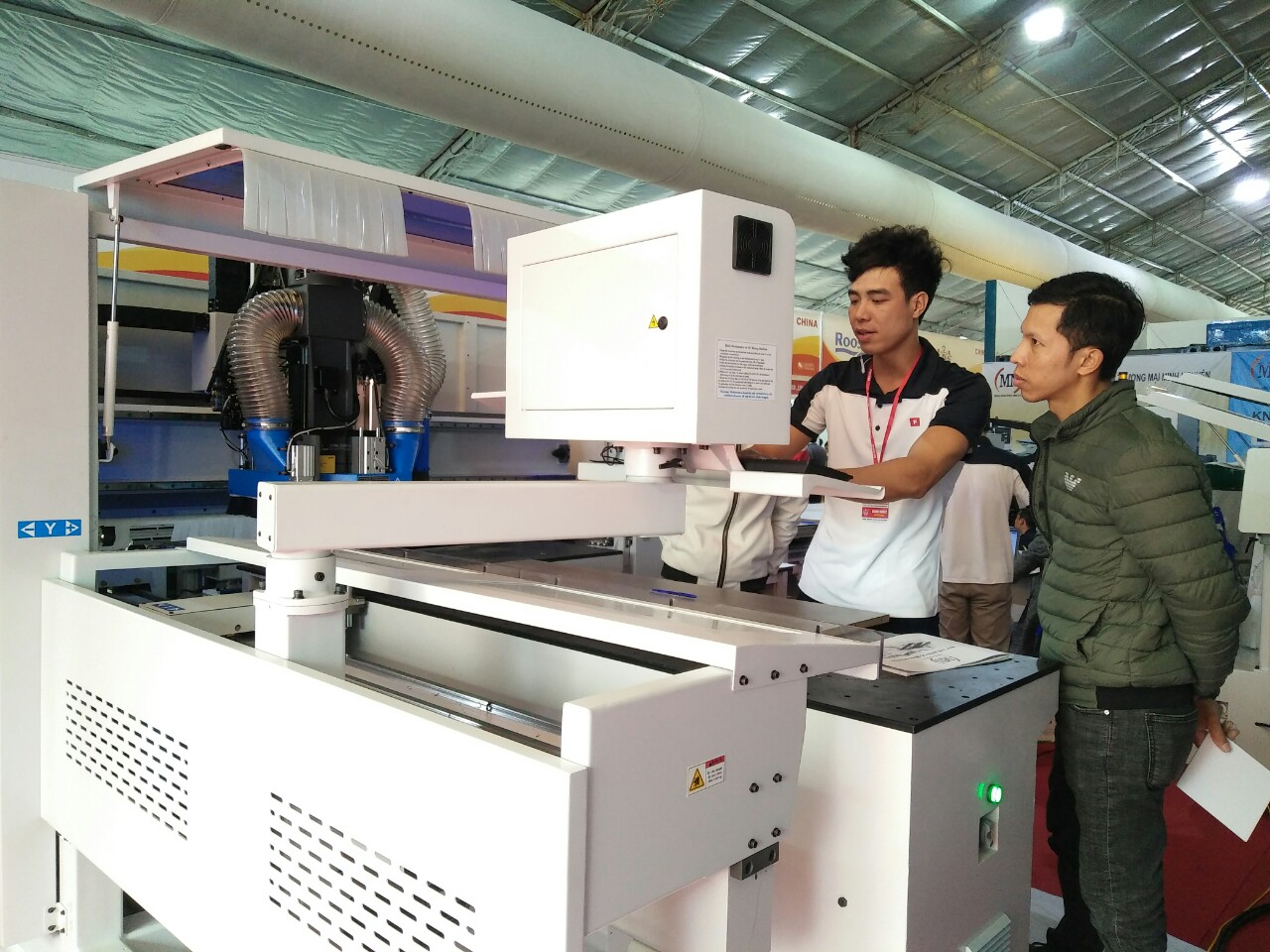 Máy khoan gỗ 5 mặt KDT KN2312S, Máy khoan gỗ CNC