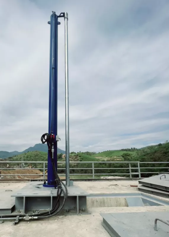 Hệ thống thủy lực nâng hạ Cửa nhận nước thủy điện