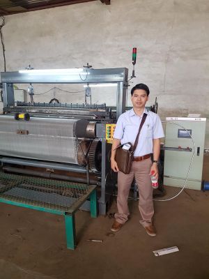Máy đan lưới sàng đá -sàng cát