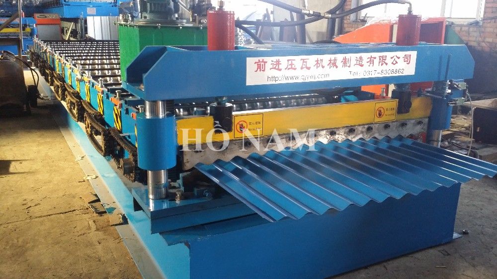 Máy cán tôn 1 tầng 13 sóng