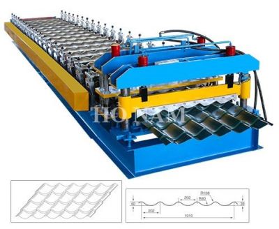 Máy cán tôn giả ngói