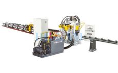 Máy dập kí hiệu và cắt thanh thép V tự động