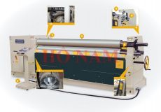 Máy lốc tôn thủy lực NC