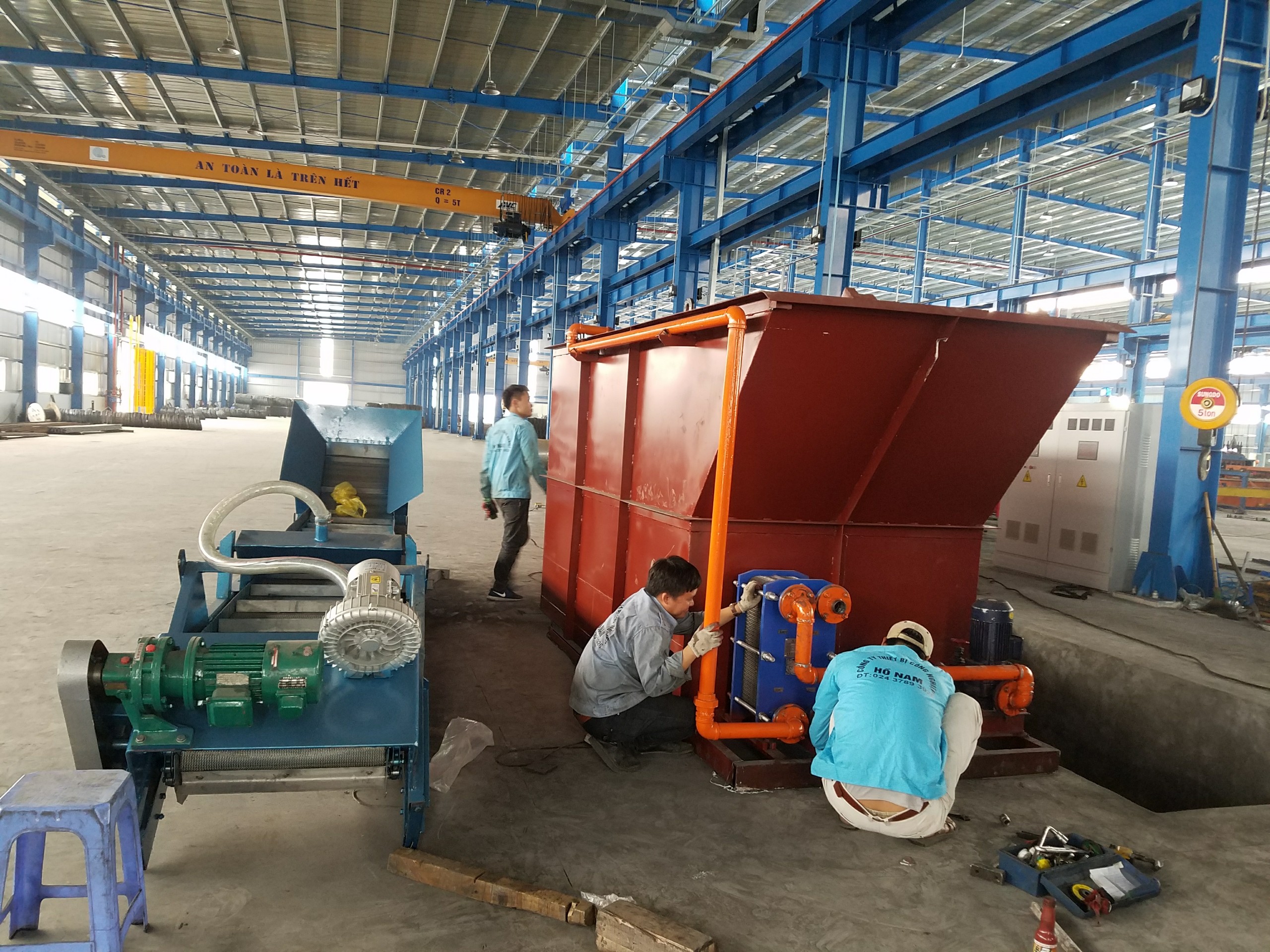 Dây chuyền xử lý bề mặt các chi tiết inox