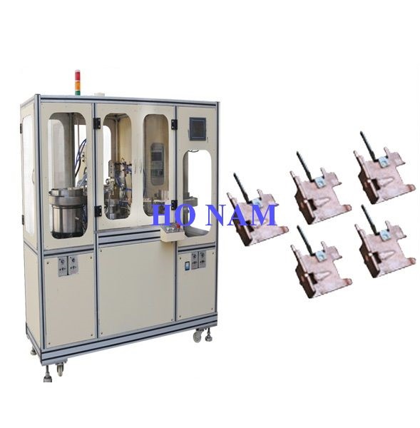 Máy hàn chân và khung rơ le