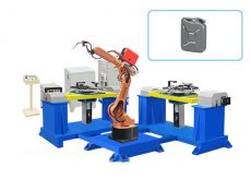 Robot hàn thùng xăng dầu xe ô tô