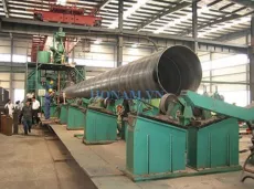 Máy lốc và hàn ống thép xoắn
