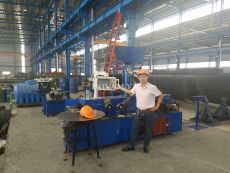 Máy làm đinh đinh cuộn lắp đặt cho khách