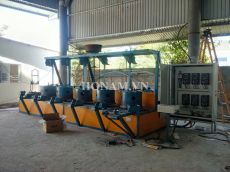 Máy rút thép 6 lô lắp đặt cho khách hàng