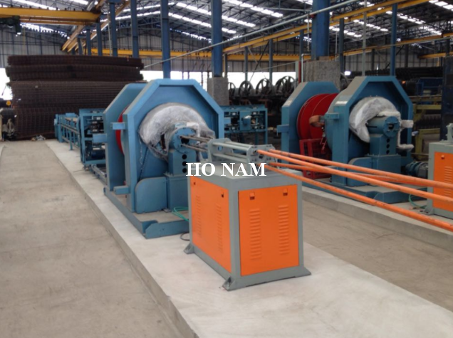 Máy hàn lồng cọc bê tông mini