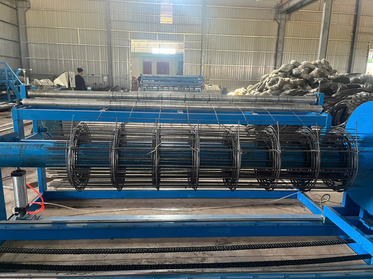 Máy hàn lưới thép cuộn ô 200x200mm